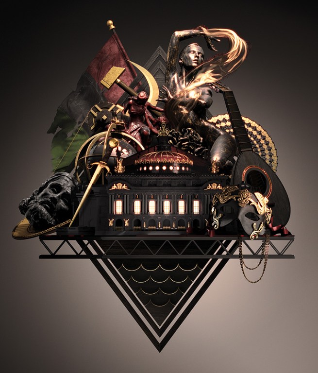 Victoria and Albert (V&A) Museum - Opera: Passion, Power and Politics - exhibition hero poster.