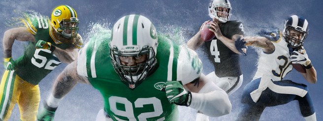 Group - C Matthews, L Williams, D Carr, T Gurley - Nike American Football NFL Team Kits.