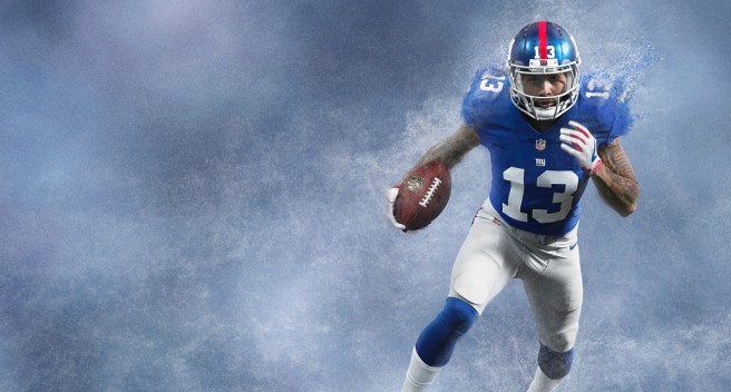 Odell Beckham New York Giants - Nike American Football NFL Team Kit.